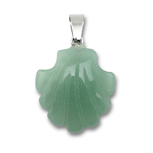 Perline in pietra naturale quarzo avventurina conchiglia verde giada