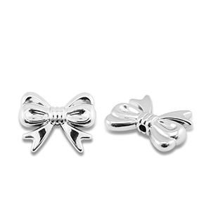 Perline metallizzate fiocco argento metallico