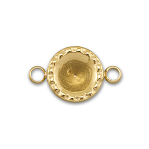 BY31&reg; Distanziatore in acciaio inossidabile con castone per SS29 chaton oro