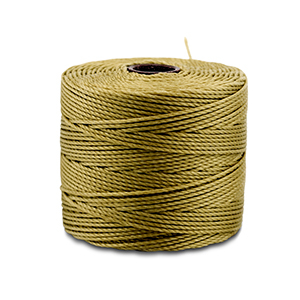Filo nylon S-Lon 0.5 mm verde oliva oro