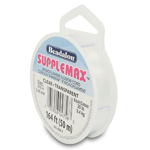 Beadalon filo infilaperle Supplemax 0.40mm trasparente