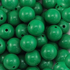 DQ Perline in acrilico 18 mm verde scuro