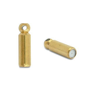 Componenti in acciaio inossidabile terminale per broches / pins oro