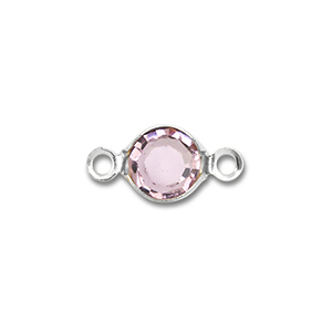 Componenti in acciaio inossidabile tonda argento-rosa chiaro