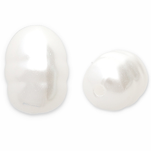 Imitazione di perle d'acqua dolce chicco di riso bianco