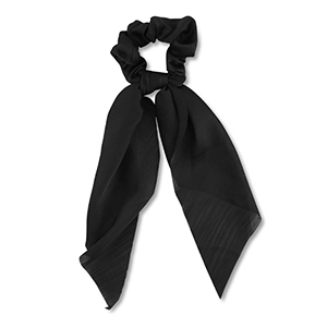 Elastici per capelli con fiocco nero