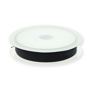 Filo infilaperle elastico 0.5mm nero