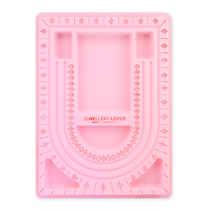 BY31&reg; tavoletta per infilare gioielli rosa