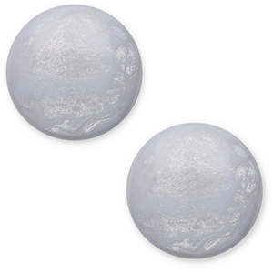 Cabochon Polaris Elements 12 mm classico Jais blu cielo