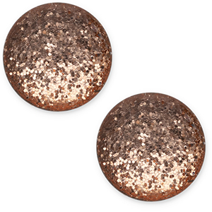 Cabochon Polaris Elements 7 mm classico Paipo marrone
