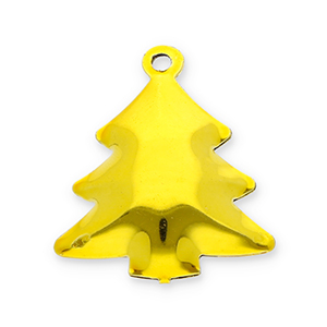 Ciondoli di metallo campane albero di natale oro