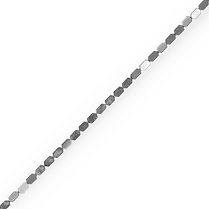 Perline di ematite argento