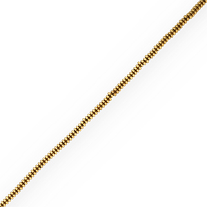 Perline di ematite rondella oro