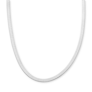 BY31&reg; Collane in acciaio inossidabile catena a serpente argento
