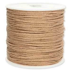 Cordoncino cerato 1mm beige sabbia