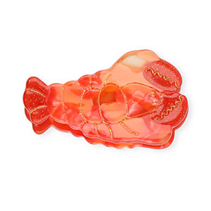 Accessori fermaglio per capelli langosta rosso-oro