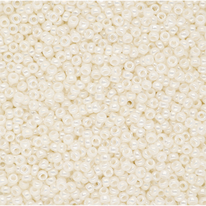 Rocailles Miyuki 15/0 Ceylon Ivory Pearl White 15-591