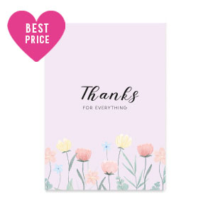 Espositori bigiotteria in cartoncino "Thanks for everything" lilla