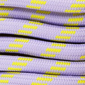 Paracord alla moda 10mm viola lavanda-giallo