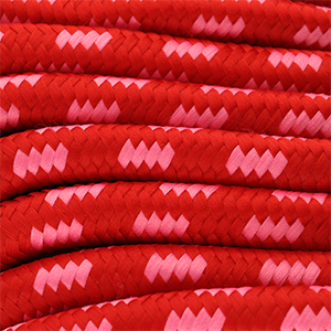 Paracord alla moda 10mm rosso-rosa