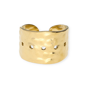 Anelli in acciaio inossidabile oro