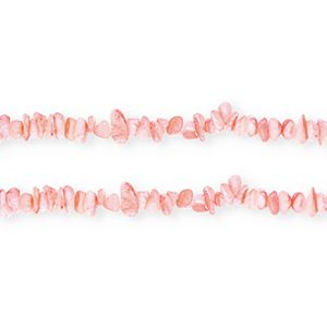 Perline di conchiglia chips rosa