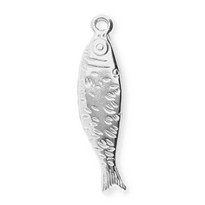 Ciondoli in acciaio inossidabile pesce argento