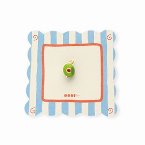 BY31&reg; Ciondoli in ottone Eco-brass con smalto oliva oro-verde oliva-rosso