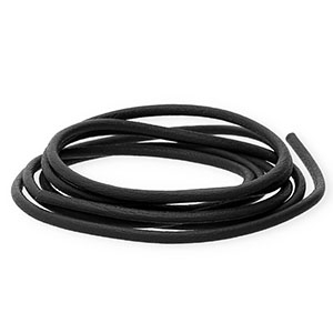 Pelle DQ 2mm tubolare nero