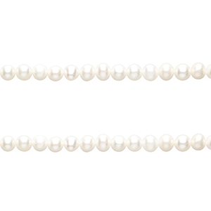 TQ Perle di acqua dolce tonda 5 mm bianco naturale