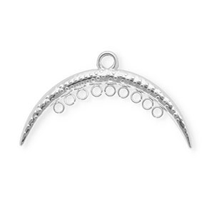 BY31&reg; Componenti in acciaio inossidabile distanziatore arco con 10 anellini argento