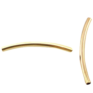 Tubo di metallo DQ 2.5x35mm oro