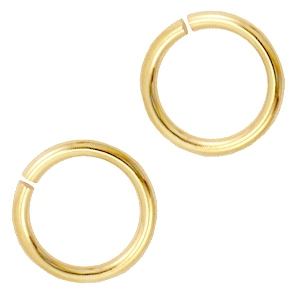 Anellini apribili DQ 6mm oro 