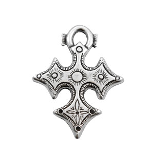 Ciondoli di metallo TQ a forma di croce celtica argento antico