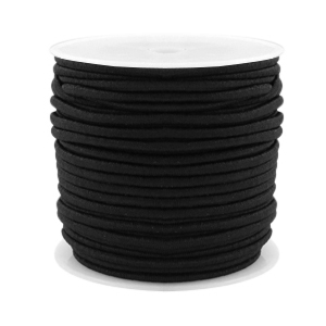 Filo elastico colorato 2.5mm nero