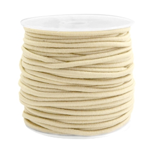 Filo elastico colorato 2.5mm beige oro