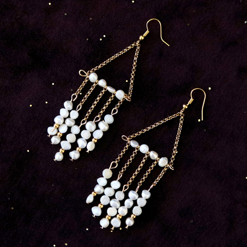 Come creare orecchini e braccialetti con perle d'acqua dolce pepita: