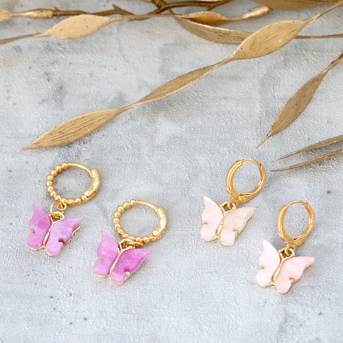 Get inspired! Ciondoli a forma di farfalla in resina
