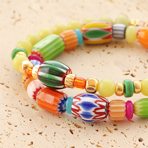 Idee per braccialetti con le nuove perline millefiori  