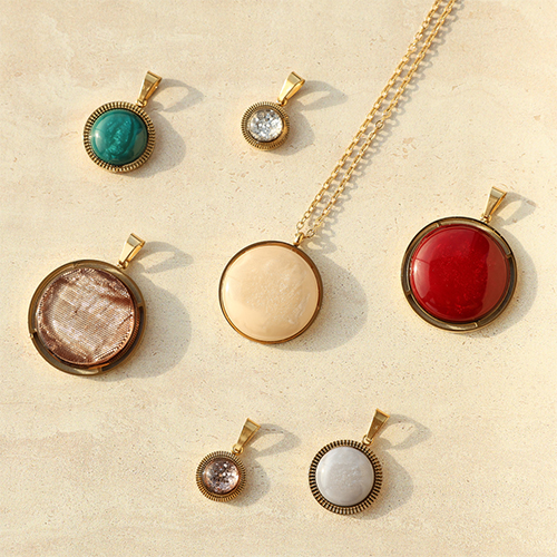Mix & match con gocce e cabochon Polaris