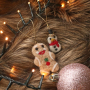 Qui vedi come creare simpatici addobbi per l'albero di Natale