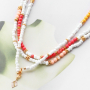 Crea un bellissimo set di bijoux con queste perline di vetro opaco
