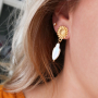 Idee per creare accessori per capelli e orecchini con perle d&rsquo;acqua dolce: 