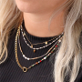 Come creare collane con perline rocailles abbinate a ciondoli e perline in acciaio inox: 