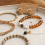 Crea bellissimi set di gioielli con questa splendida serie di perline sfaccettate a rondella