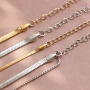 Creare set di gioielli con bracciali e collane con catena a serpente
