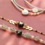 Idee creative per bracciali con perline di vetro a rondella