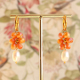Set gioielli con perline sfaccettate a disco