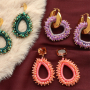 Idee creative con pendenti sfaccettati a goccia con cordoncino