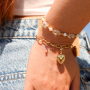 Crea collane e bracciali divertenti con i ciondoli a cuore in acciaio inossidabile